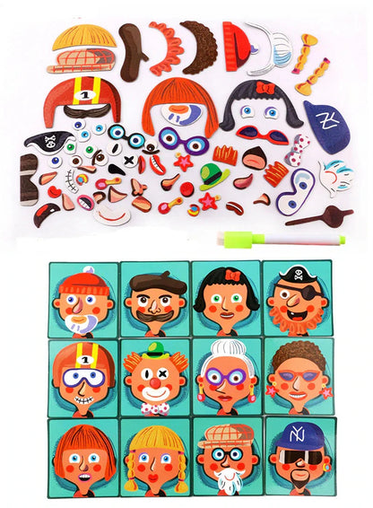 Magnetische Puzzel 3D Bouwspeelgoed voor Kinderen