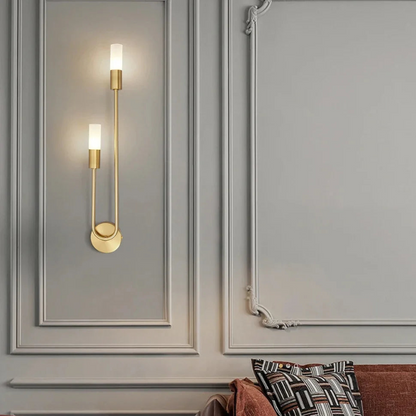 Goudkleurige Wandlamp Modern Design Dimbaar