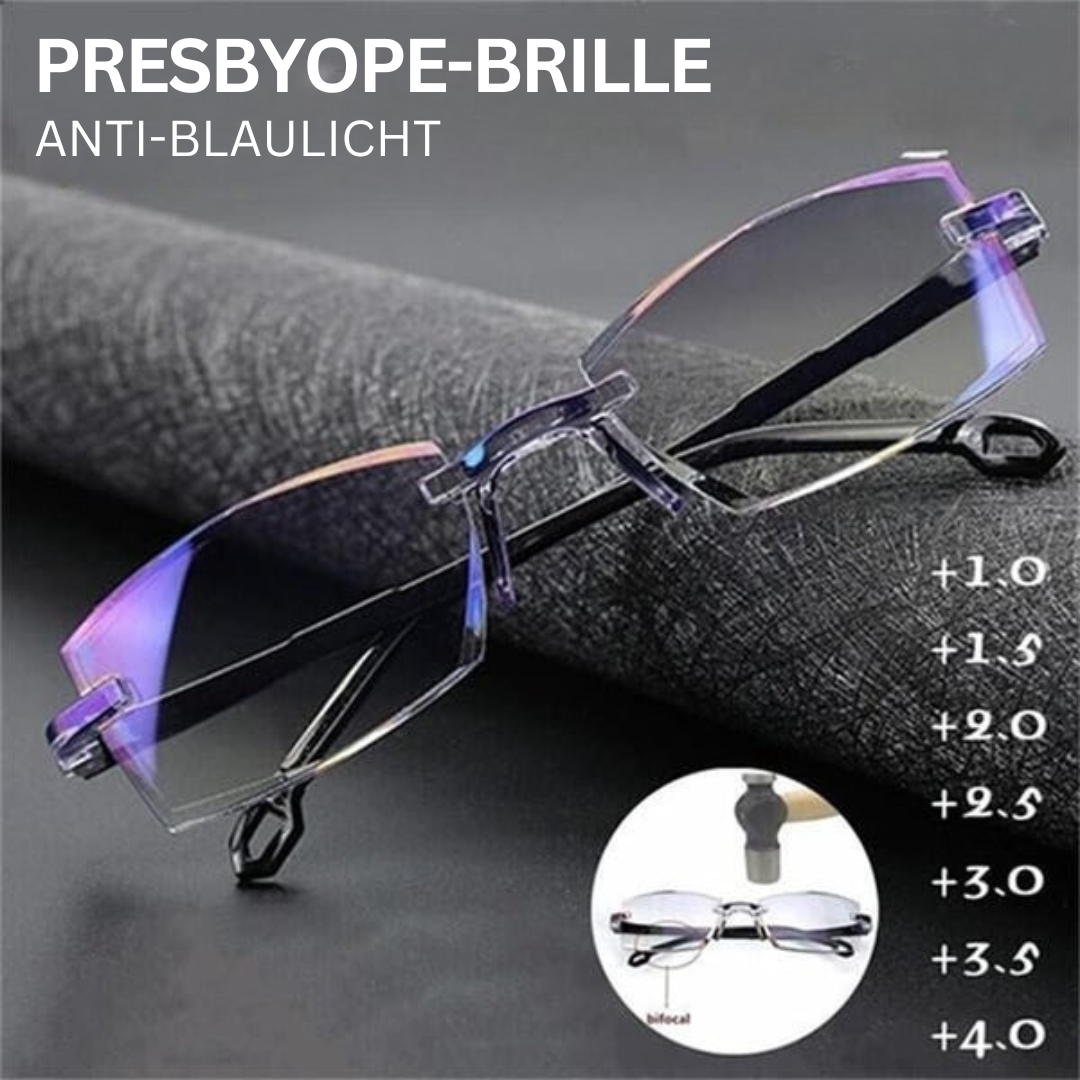Multifocale Bril met Blauwlichtfilter en Leesglas
