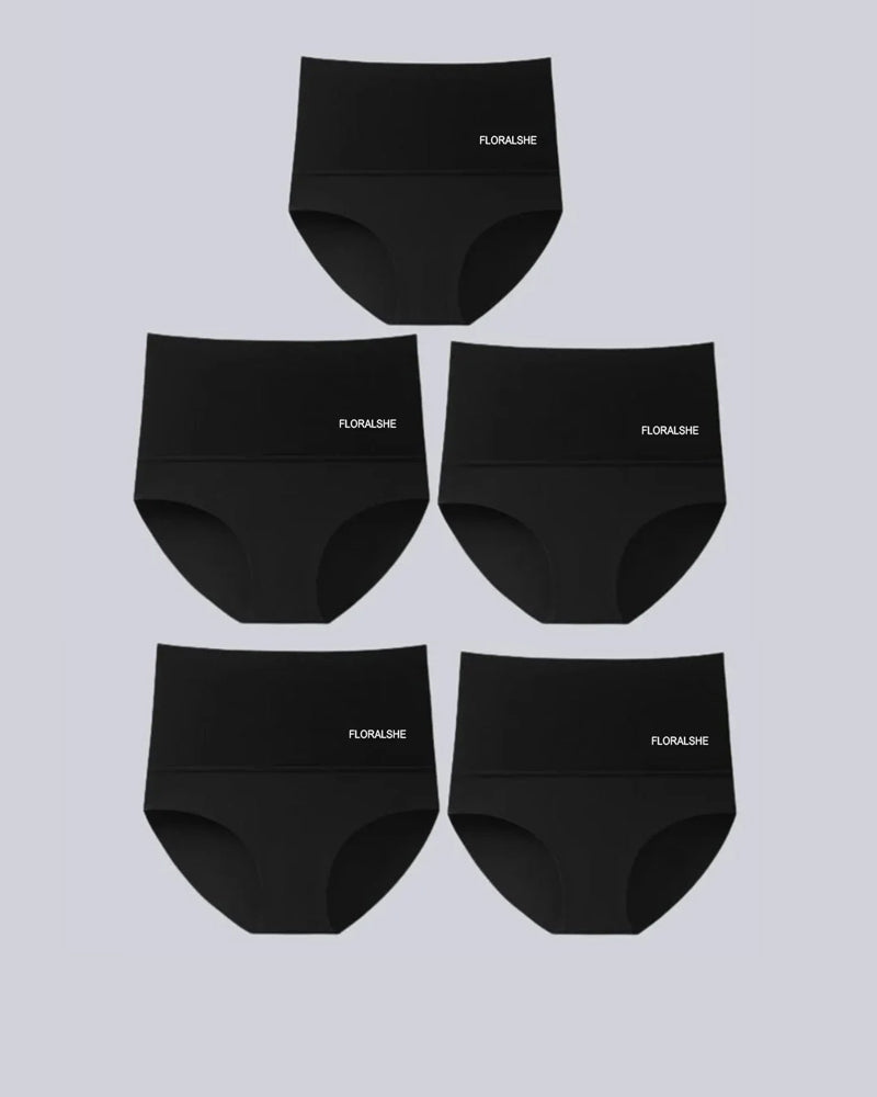 Slipjes Hoge Taille 5-Pack voor Buikcontrole en Slanke Pasvorm