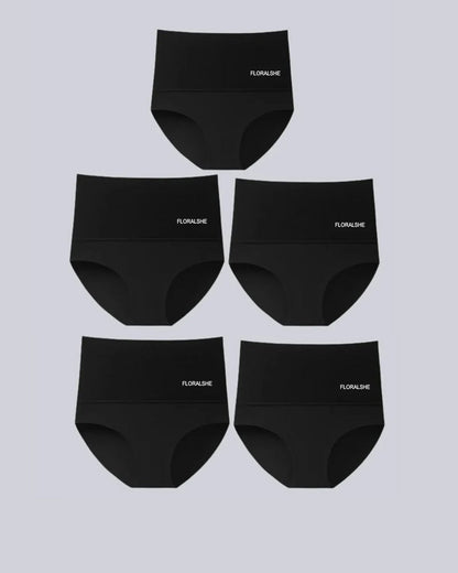 Slipjes Hoge Taille 5-Pack voor Buikcontrole en Slanke Pasvorm