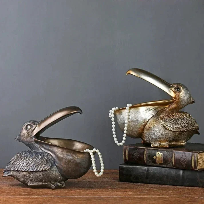 Wanddecoratie Pelikaan | Moderne Organizer voor Opgeruimd Thuis