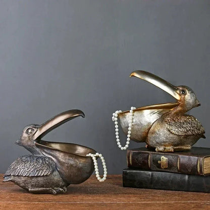 Wanddecoratie Pelikaan | Moderne Organizer voor Opgeruimd Thuis