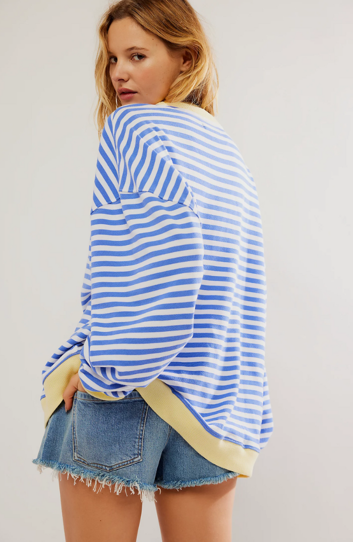 Zarina – Gestreepte Sweatshirt voor Dames – Relaxed & Trendy