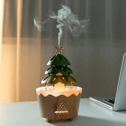 Kerstdiffuser AromaBoom Ultrasone LED USB Luchtbevochtiger