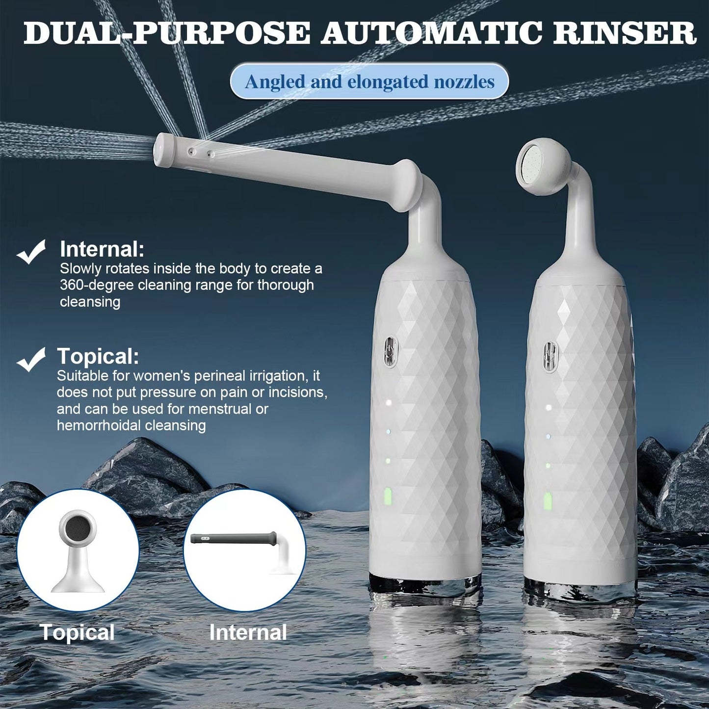 Bidet AquaElegance voor Moeiteloze Hygiëne Onderweg