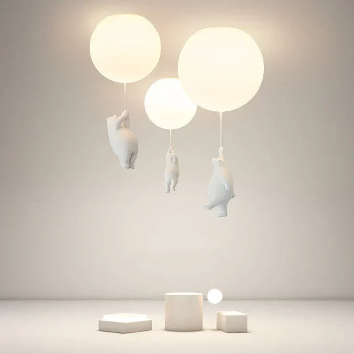 Kinder Plafondlamp Beer en Ballon Cloud Bear Speelkamer
