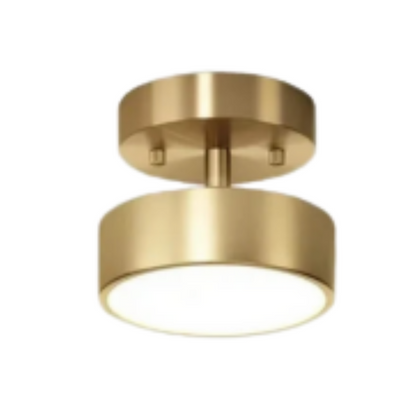 Koperen LED Plafondlamp Retro Stijl Energiezuinig
