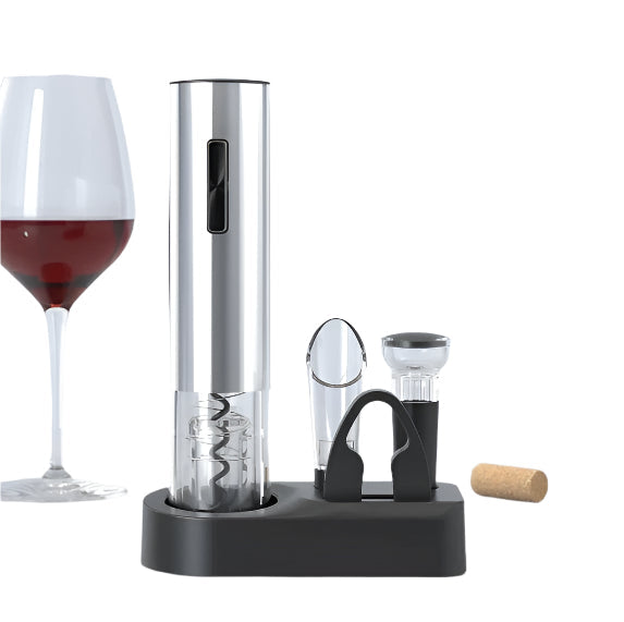 Luxe Wijnopener VinElegance - Eenvoudig Wijn Openen met 1 Knop - Velinix