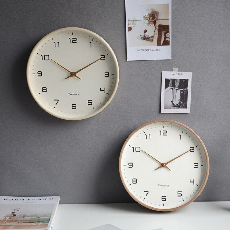Scandinavische Houten Klok Modern Design - Velinix