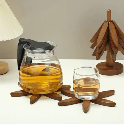 Houten Onderzetters Waterdicht voor Tafel en Meubels