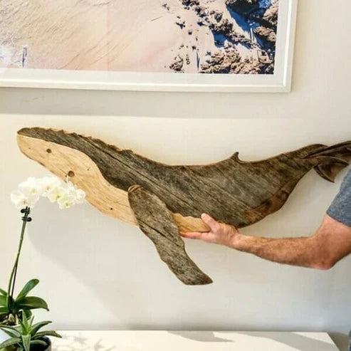 Houten Zee Ornament voor Wanddecoratie Ocean Thema