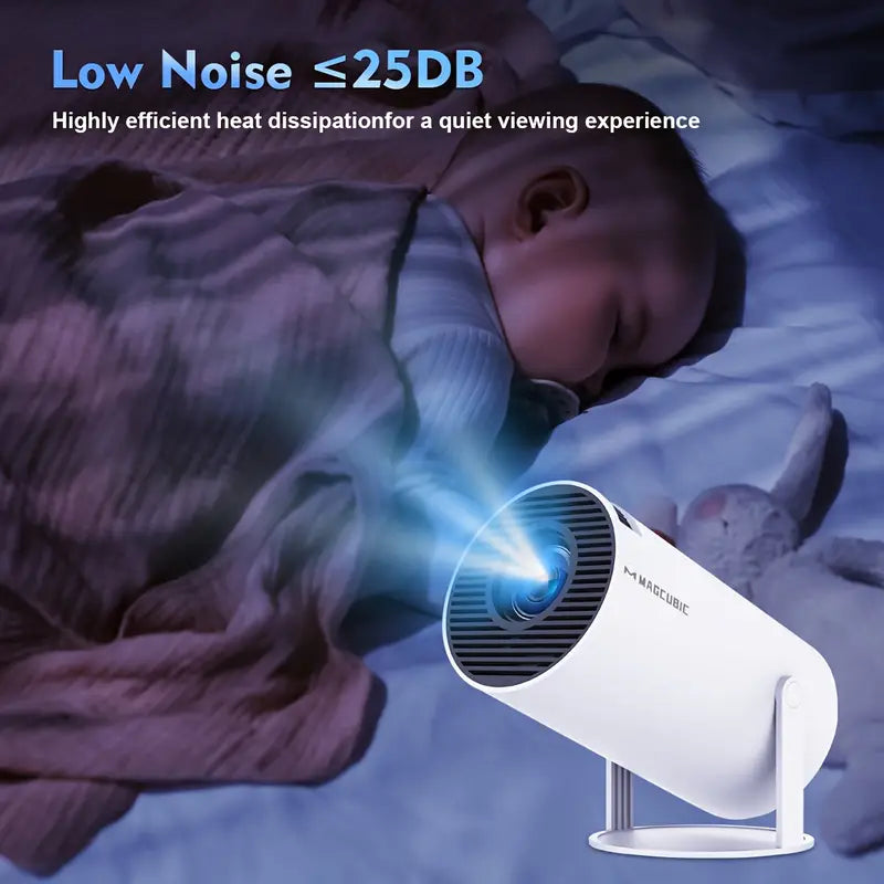 Compacte 4K Mini Projector met Android 11 en Wi-Fi 6