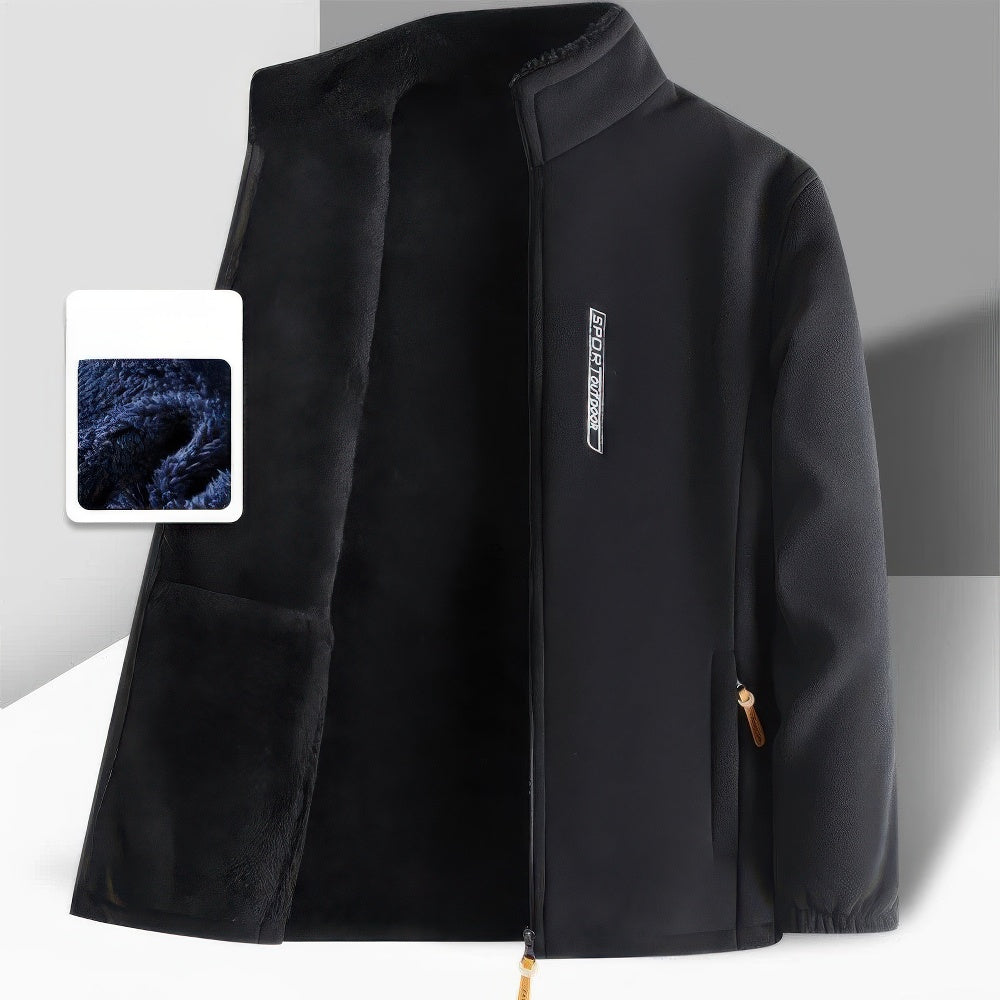 Heren Winterjack Fleece Gevoerd Warm en Waterdicht