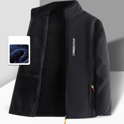 Heren Winterjack Fleece Gevoerd Warm en Waterdicht