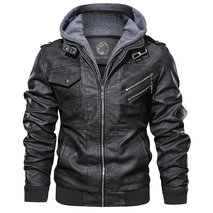 Leren Jack Outdoor Vulcan - Stijlvol en Functioneel