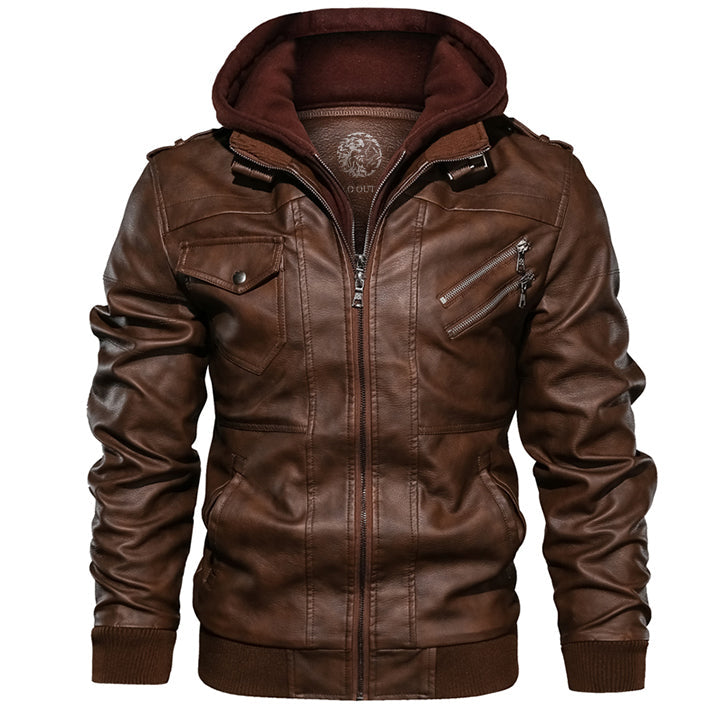 Leren Jack Outdoor Vulcan - Stijlvol en Functioneel