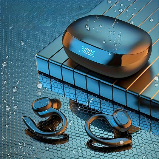 Waterdichte Bluetooth Oordopjes Draadloos met Touchbediening - Velinix