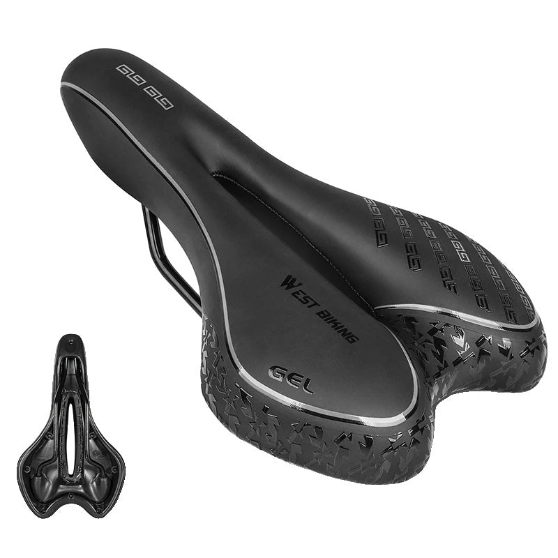 Fietszadel Comfortabele Gel Zitting voor Weg- en MTB Fietsen