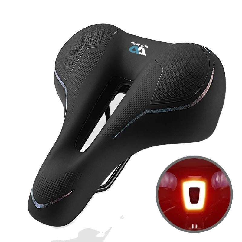 Fietszadel Comfortabel Schokbestendig met Antislip Kussen - Velinix