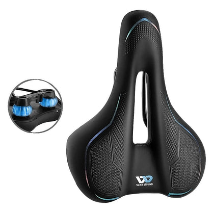 Fietszadel Comfortabel Schokabsorberend Waterdicht voor Mountainbike en Wegfiets - Velinix