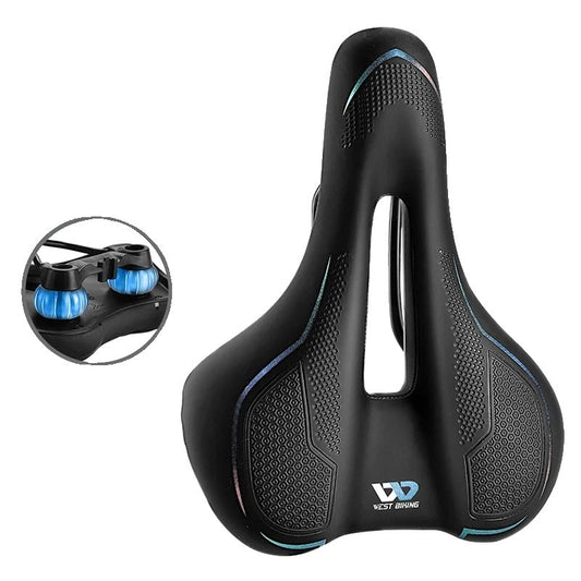 Fietszadel Comfortabel Schokabsorberend Waterdicht voor Mountainbike en Wegfiets - Velinix