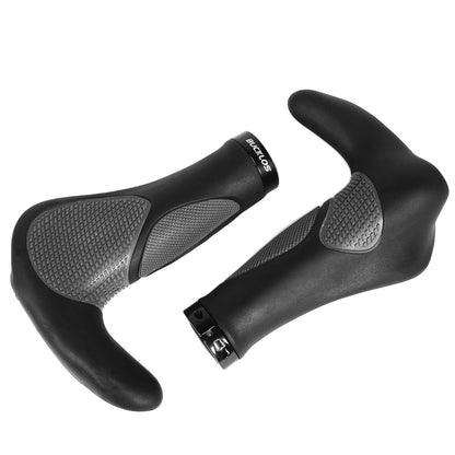 Mountainbike Handvatten Ergonomisch met Schokabsorptie en Antislip Rubber