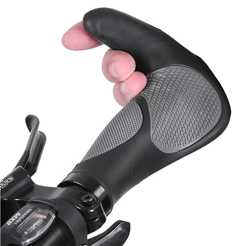 Mountainbike Handvatten Ergonomisch met Schokabsorptie en Antislip Rubber - Velinix
