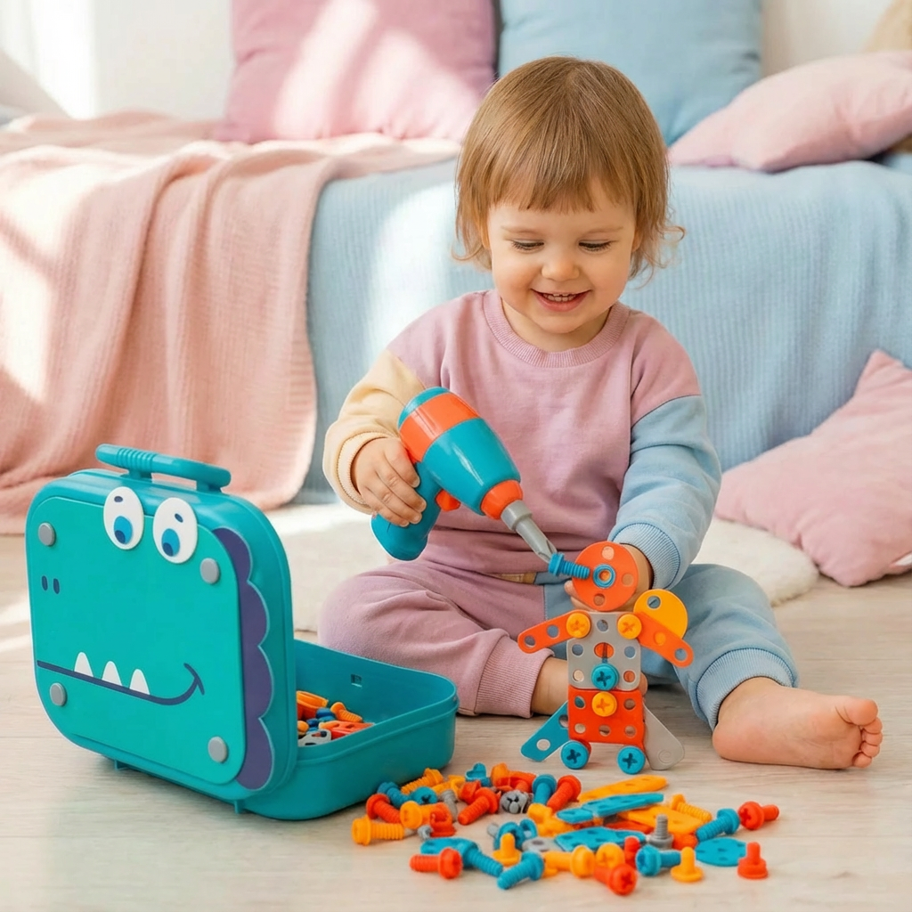 Dino Bouwset Kinderen Creatief Speelgoed - Velinix