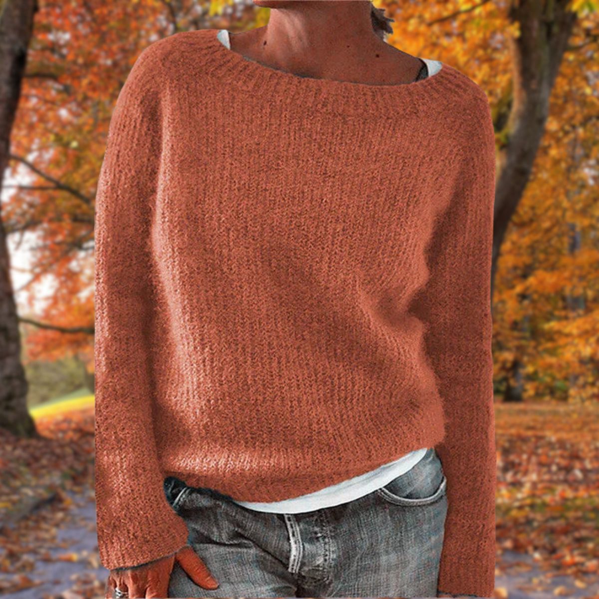 Dames Trui Merinowol Zachte Herfsttrui Warm