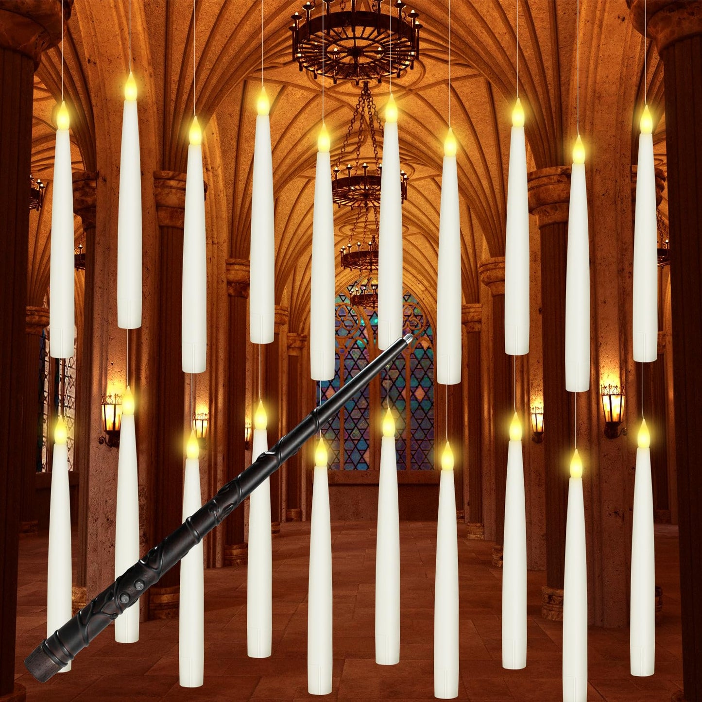 Kaarslamp Dimbaar Warm Wit Licht