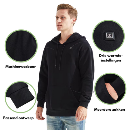 USB Verwarmde Hoodie Warm en Stijlvol voor Winter