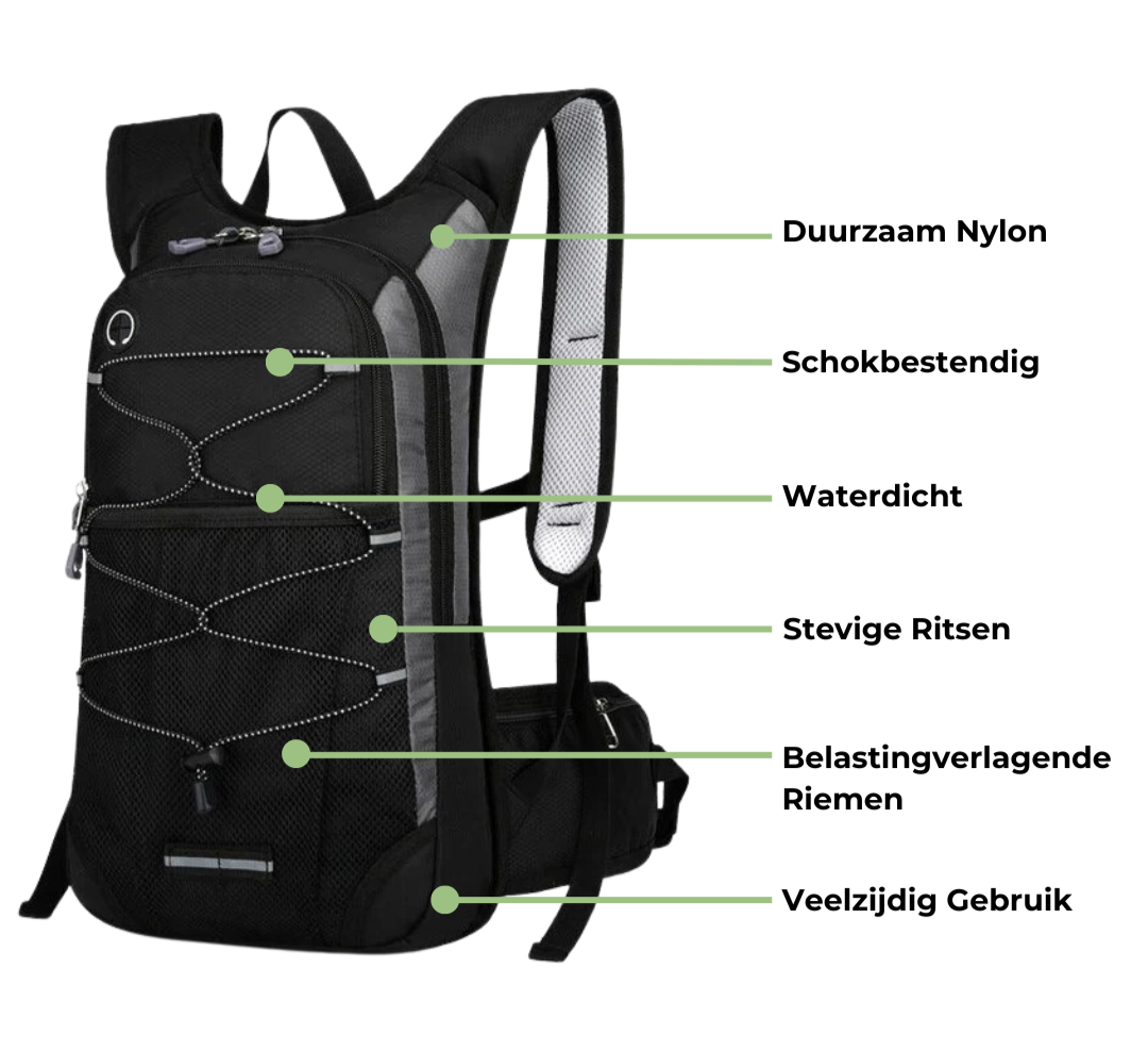 Fiets- en Hikerrugzak Lichtgewicht Waterbestendig