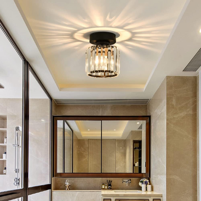Zwart Plafondlamp Modern LED Flush Design
