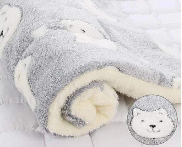 Zachte Kattendeken met Kattenprint - Hypoallergeen en Machinewasbaar