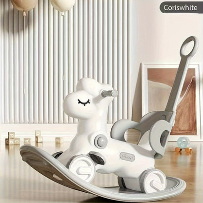 Baby Schommelpaard en Loopfiets 2-in-1 Veilig Leuk