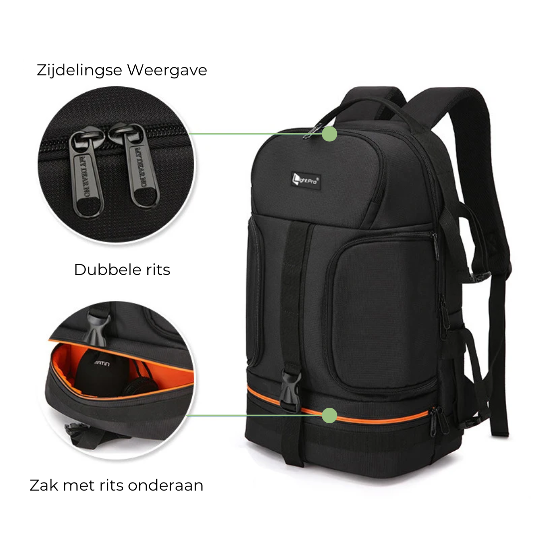 Camera Rugzak Waterdicht met Veel Opslag voor Reis en Outdoor