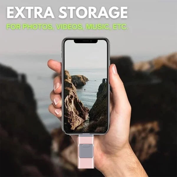 USB Flash Drive 4 in 1 Met USB C en OTG