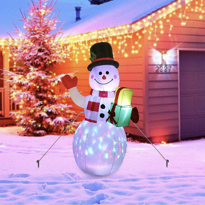 Kerstversiering met Verlichting - Sneeuwman of Kerstboom Ornament
