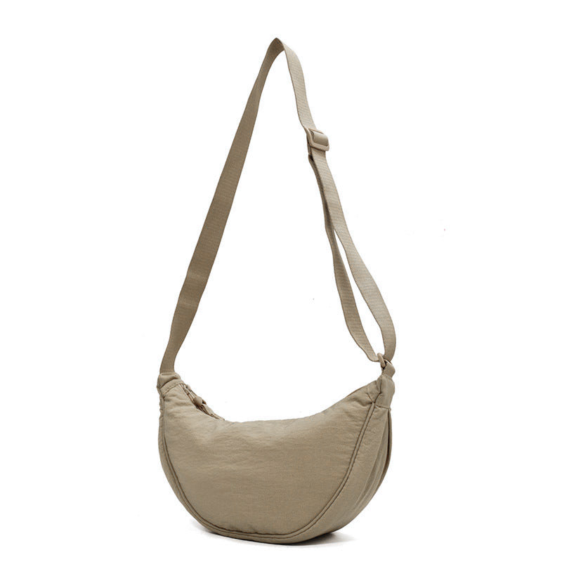 LunaTote – Slanke Gebogen Schoudertas – Stijlvol & Functioneel