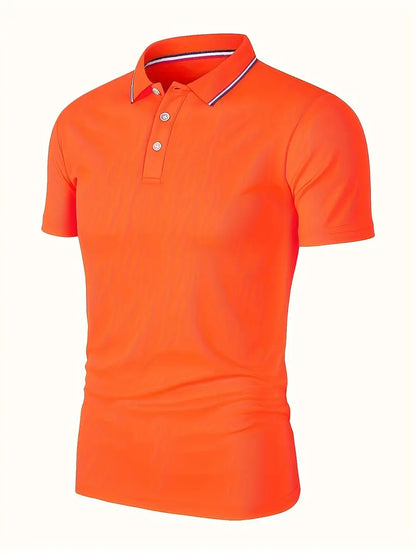 OranjePolo™ – Heren Poloshirt Ademend en Sneldrogend voor Comfortabele Dagen-4