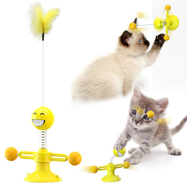Interactief Katzenspeelgoed met Windmolen en Krabstation - Velinix