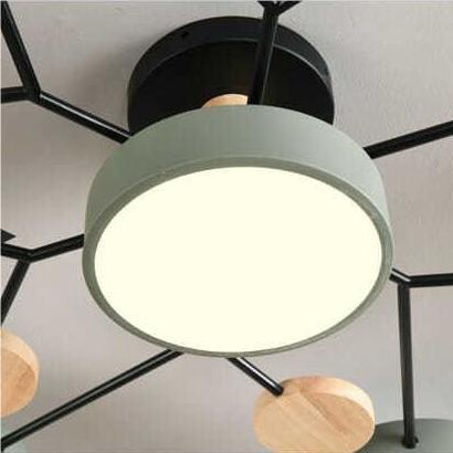 Ronde LED Plafondlamp Modern Woonkamer Lamp Dimbaar