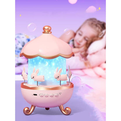 Kinder Nachtlamp Projector 360° Rotating Konijn