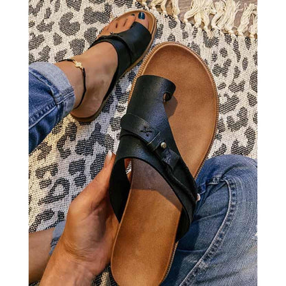 Nina - Stijlvolle Platte Sandalen Voor Dames - Trendy & Comfortabel