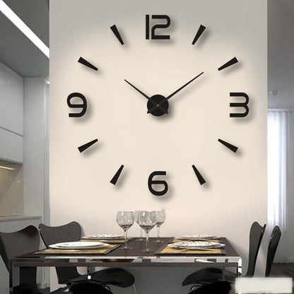 Moderne 3D Wandklok Elegante Decoratie voor Thuis