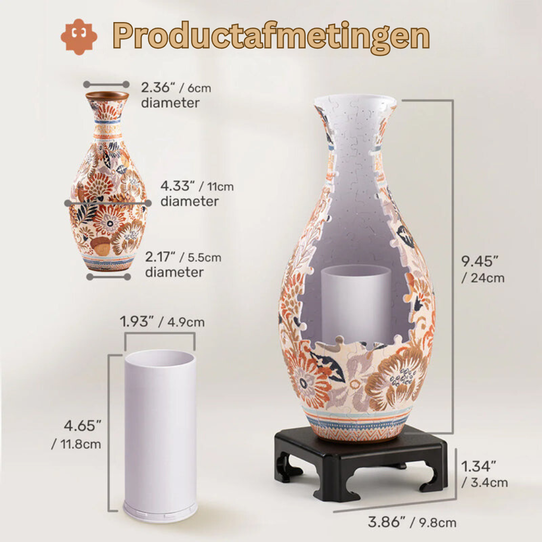 Puzzel Vaas Zelf te Maken Interieur Decoratie
