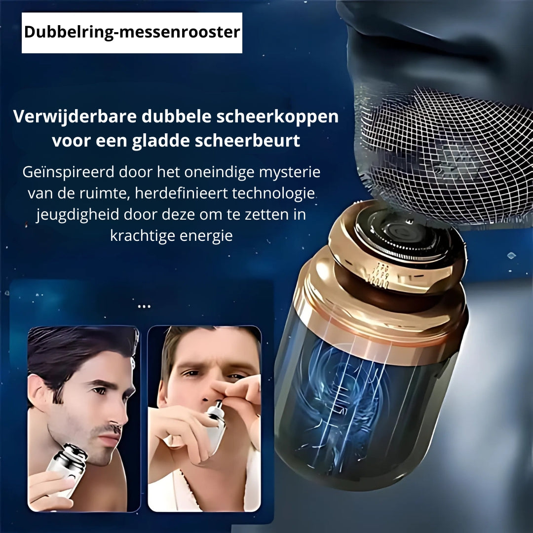Draadloos Elektrisch Scheerapparaat LuxuraShave Met Precisie