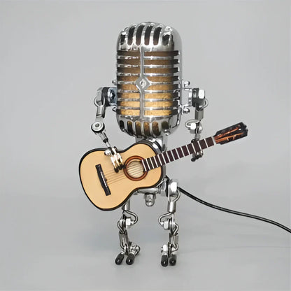 Tafellamp Robot Gitaar Design Uniek Verlichting