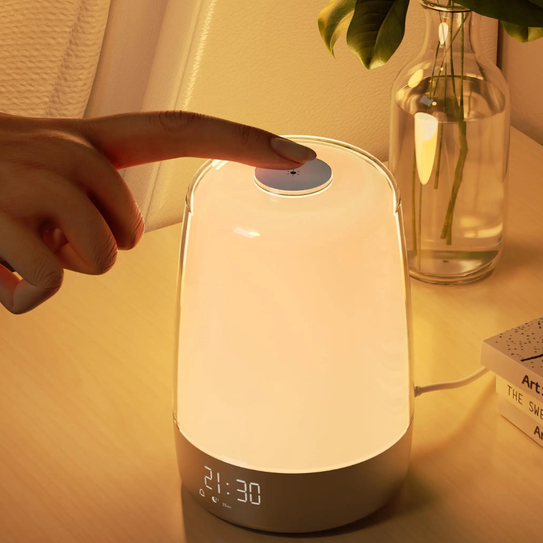 Wekkerlicht met Zonsopgang Simulatie en 6 Kleuren voor Slaapkamer